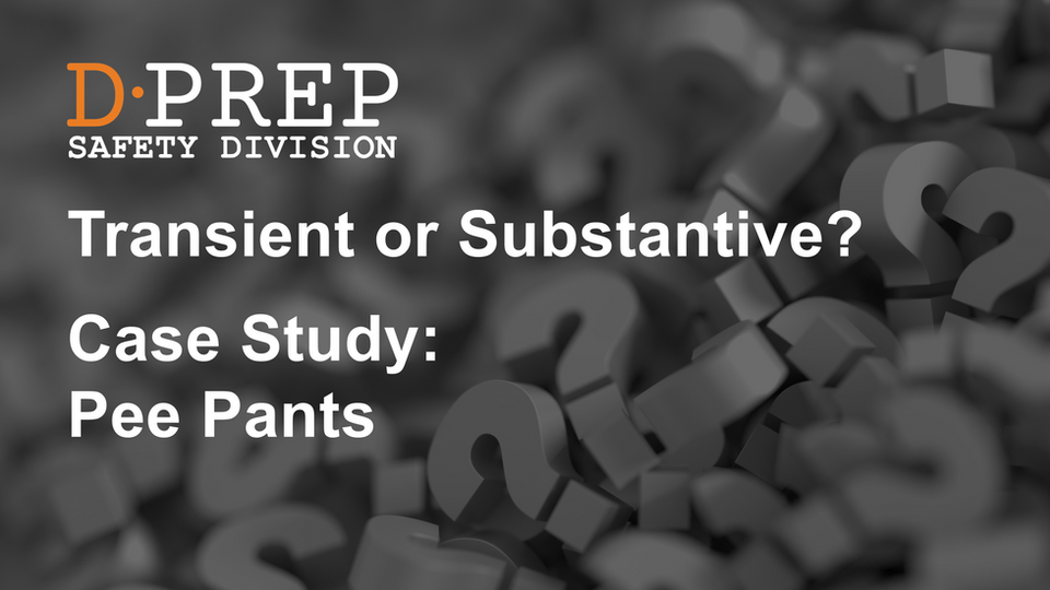Case Study: Pee Pants